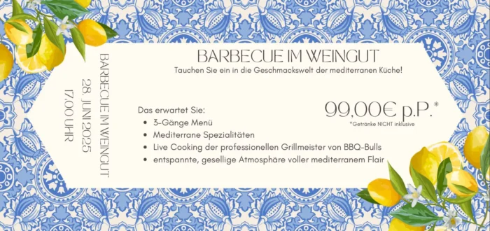 Barbecue im Weingut