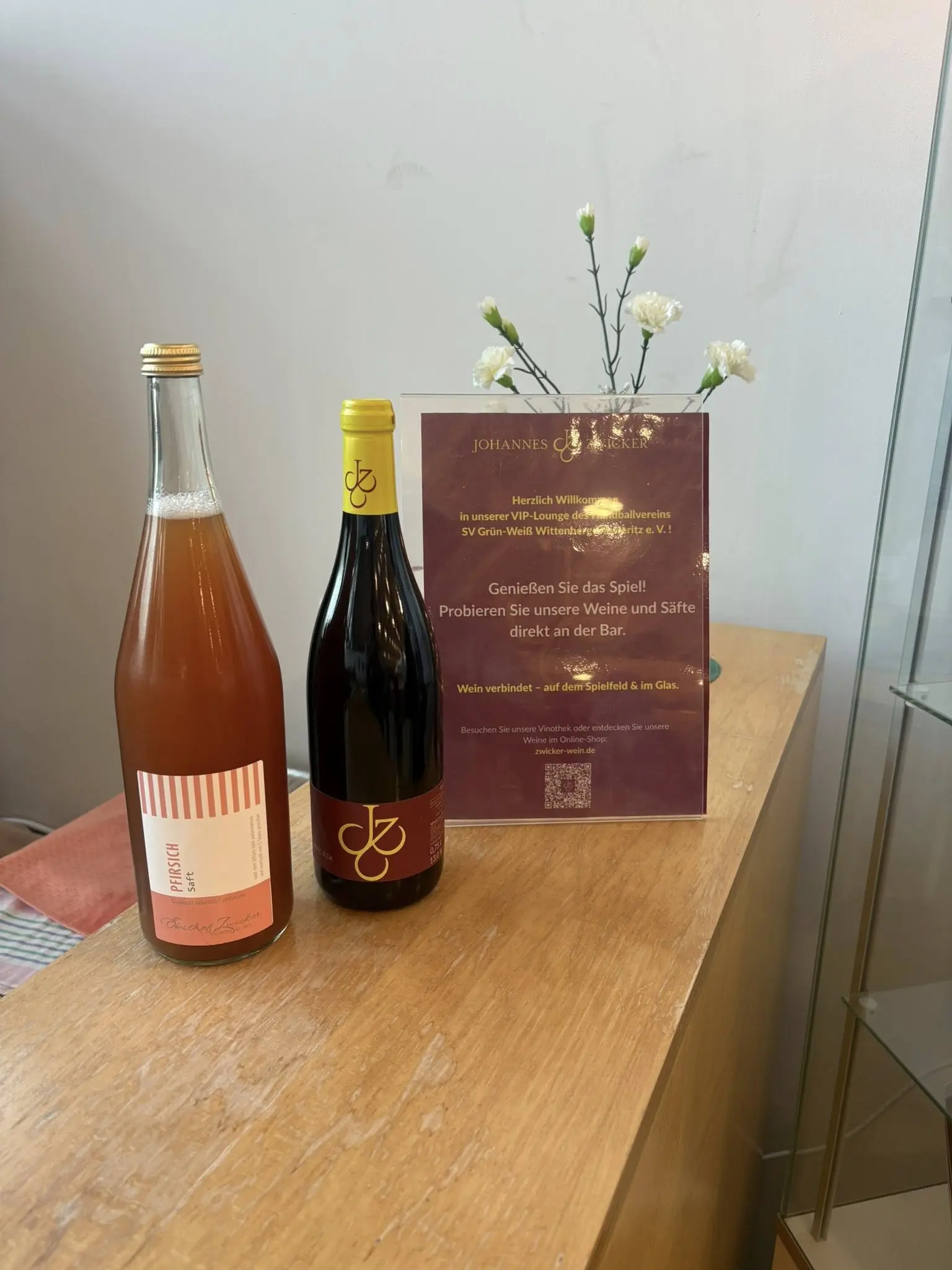 Handball trifft Zwicker Wein | Partnerschaft mit SV Grün-Weiß Wittenberg 💚🍷 1 Zwicker Wein